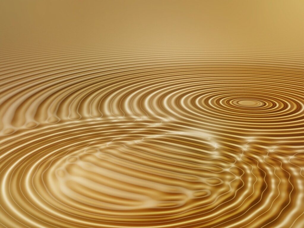 gold, waves circles, water-163201.jpg